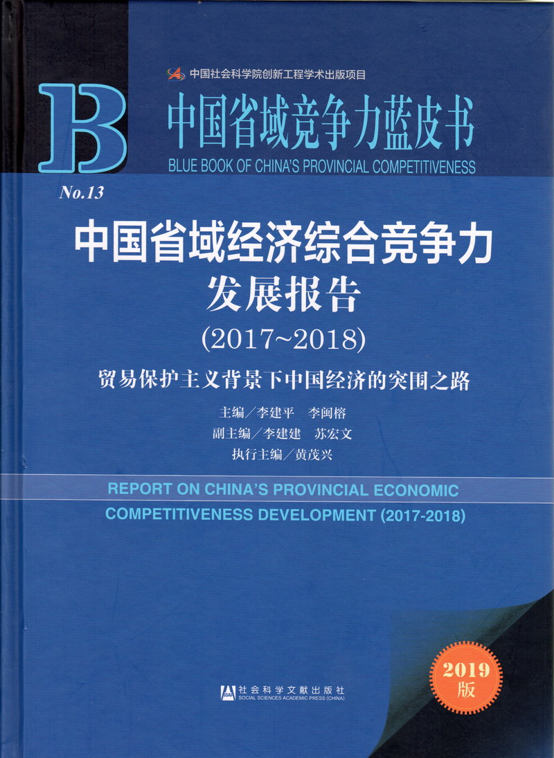 男用鸡塞女生逼的视频中国省域经济综合竞争力发展报告（2017-2018）